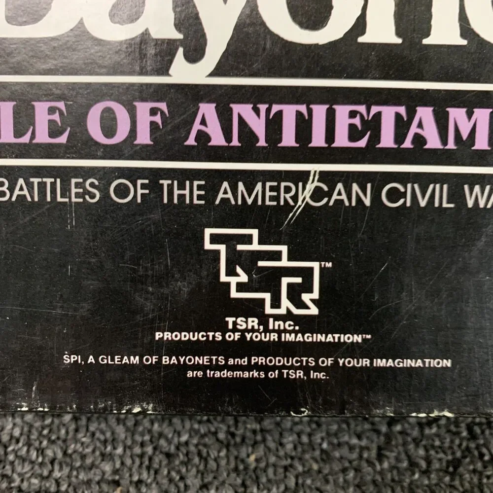 TSR SPI : A Gleam of Bayonets - Battle of Antietam Game - GBACW #7 (UNPUNCHED)